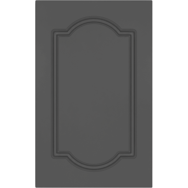 Lacquered and Membran - B-323 - Dark Gray Soft Foiled